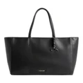 Calvin Klein Black Double Handle Tote Bag in Black