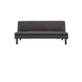 Sarantino New Sarantino 3 Seater Sofa Bed Lounge Couch Modular Home Furniture Linen Black