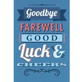 Simson Large Goodbye, Good Luck, Cheers Blue Card