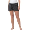 Ripe Organic Jersey Short in Charcoal Marle Char Marle L