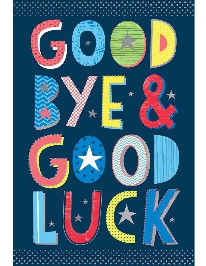 Simson Good Bye & Good Luck Large Card
