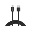 Mbeat 2m Prime 3A USB-C to USB-A 2.0 Charge and Sync Cable Black