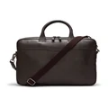 Aquila Montoro Leather Briefcase in Brown OSFA