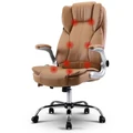 Artiss Massage Office Chair Gaming Chair Computer Desk Chair 8 Point Vibration Espresso Brown
