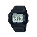Casio W800H 1 Digital Black Resin Watch Black