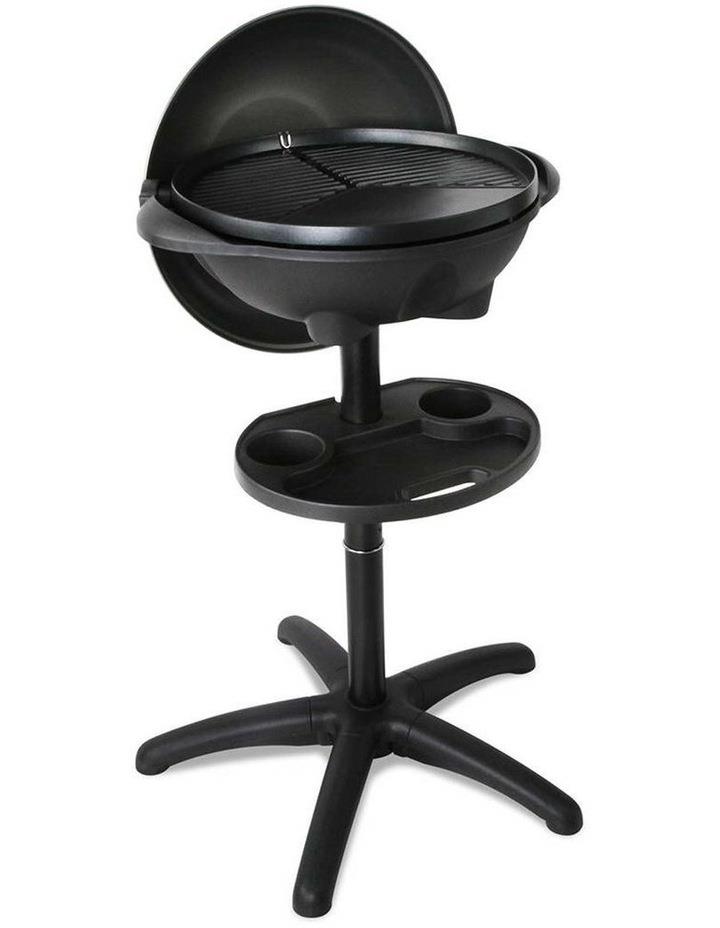 Grillz Portable Electric BBQ Burner With Stand Black