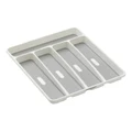 Madesmart 5 Compartment Cutlery Tray in White