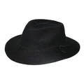 Rigon Jacqui Wash & Wear Mannish Hat in Black