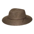 Rigon Jacqui Wash & Wear Mannish Hat in Suede Brown