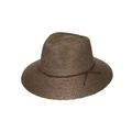 Rigon Jacqui Wash & Wear Mannish Hat in Suede Brown
