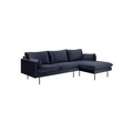 Innovatec Akemi 2 Seater Sofa With Right Chaise Blue