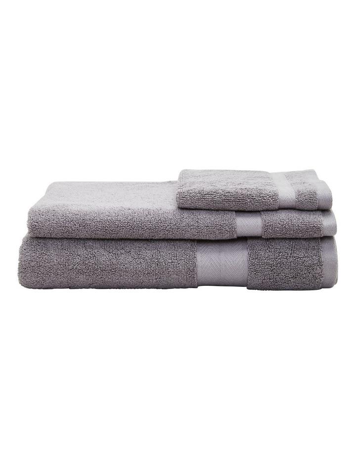 Tommy Hilfiger Modern American Towel Range in Steel Grey Hand Towel