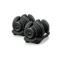 PowerTrain Powertrain 80kg Adjustable Dumbbells Set Home Gym Weights No Colour