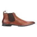 Hush Puppies Leather Burnish Chelsea Boot in Tan 6