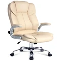 Artiss PU Leather Executive Office Chair Beige