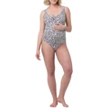 Ripe Pebbles Tie Front One Piece in Multi Assorted XS