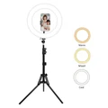 Sansai Dimmable 13W LED Ring Light Tripod Stand f/Photography Makeup Lighting Recording