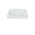 Royal Comfort 1200 Thread Count 100% Cotton Sheet Set Stripe Hotel Grade White King