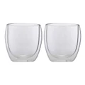 Maxwell & Williams Blend Double Wall Cup Set of 2 350ml in Clear