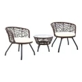 Gardeon Outdoor Patio Chair and Table Brown