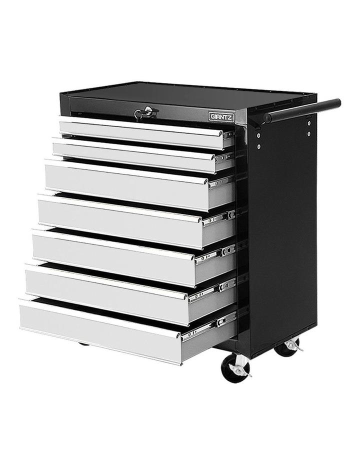 Giantz Tool Box Trolley Chest Cabinet 7 Drawers Cart Garage Toolbox Set Black