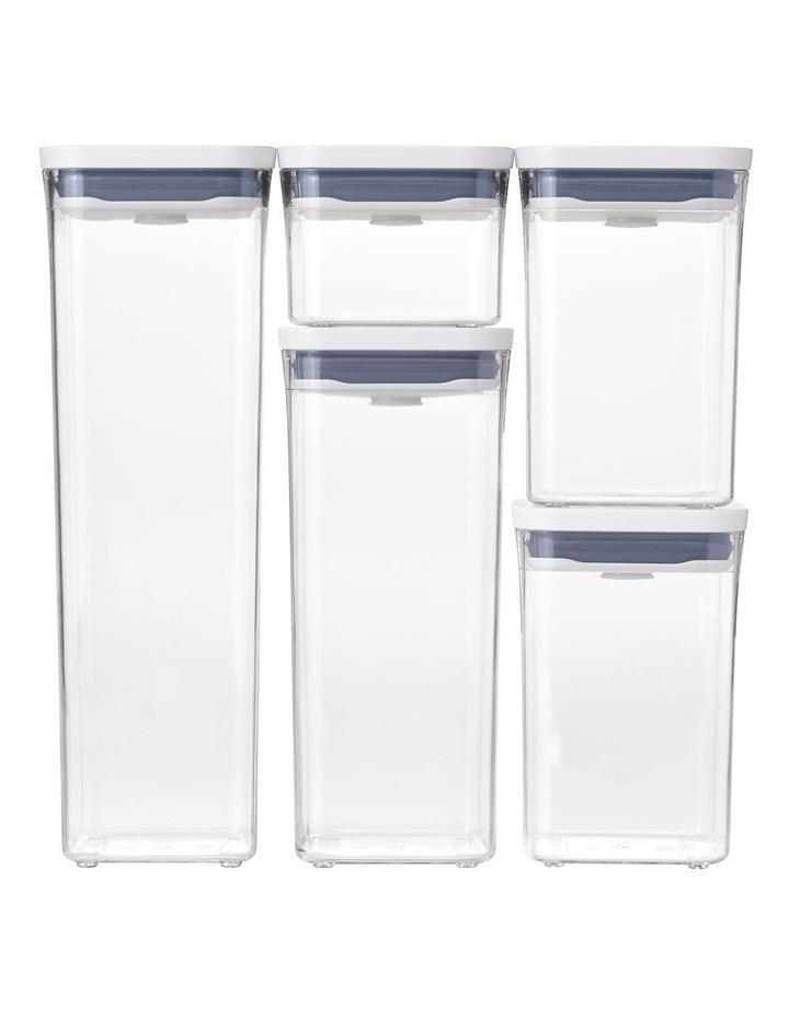 OXO POP 5-Piece Container Set in Clear