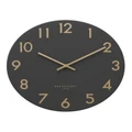 One Six Eight London JONES Charcoal 30cm Silent Wall Clock