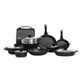 The Cooks Collective Classic Non-Stick 10 Piece Cookset in Black