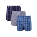 Mitch Dowd Woven Boxer 3 Pack in Multi Assorted M