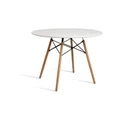Artiss Round Beech Timber Dining Table No Colour