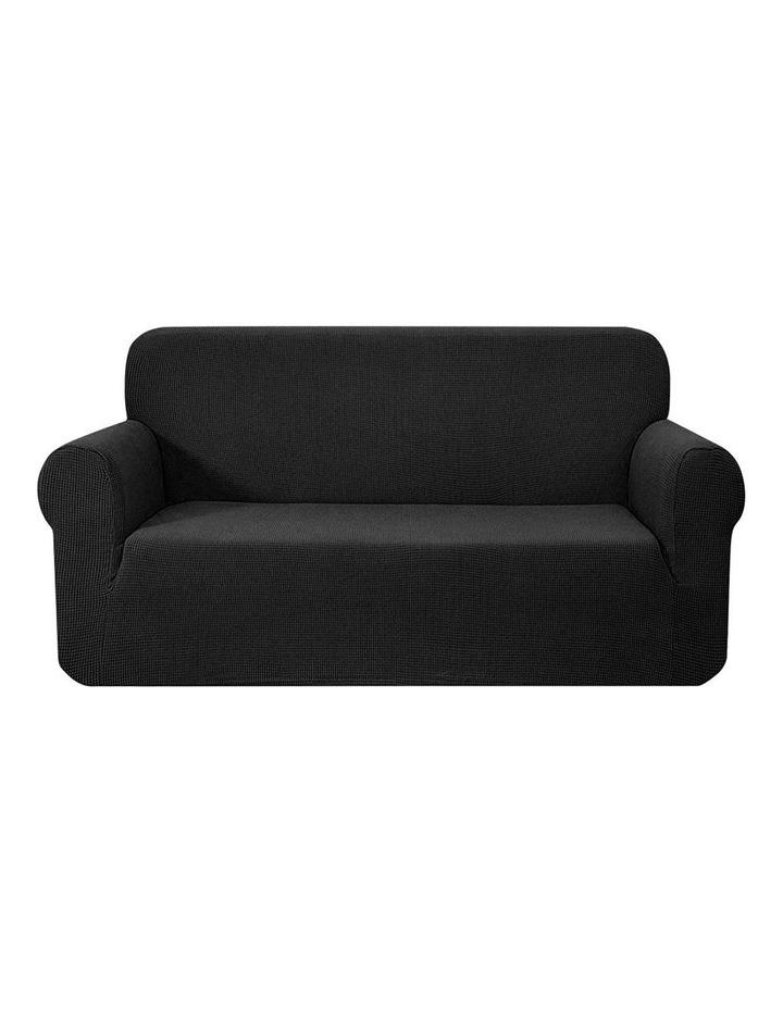 Artiss High Stretch Sofa Cover Couch Lounge Protector Slipcovers 3 Seater Black