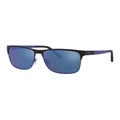 Polo Ralph Lauren PH3128 Black Sunglasses Blue