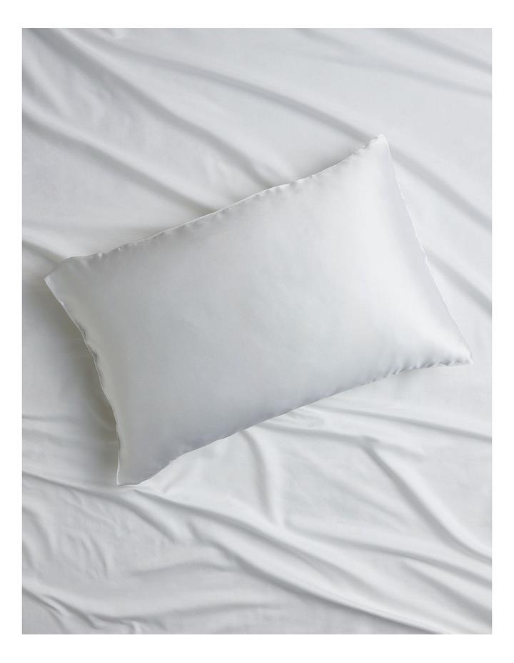 Heritage Luxe Silk Pillowcase in White Standard Pillowcase