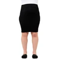 Ripe Mia Plain Skirt in Black XXL