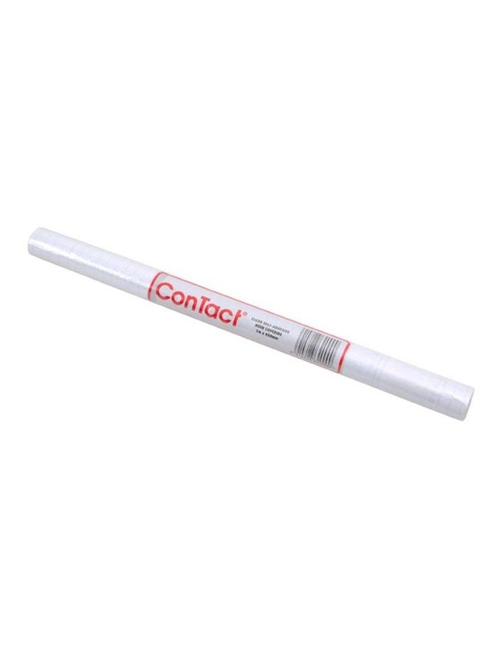 Contact Clear 5M x 450mm School Book Covering Self Adhesive Protective Roll