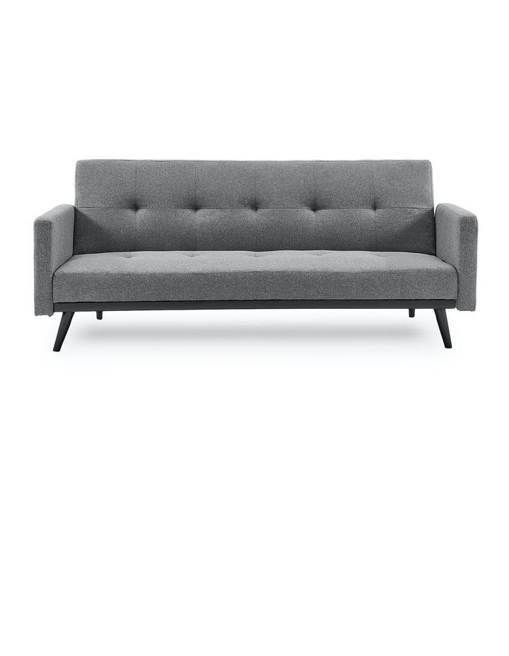 Sarantino 3 Seater Sofa Bed Lounge Futon Couch Modular Furniture Home Linen Fabric Light Grey