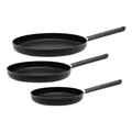 WOLL Woll Eco Lite Fixed Handle Induction Triple Frypan (20cm, 24cm & 28cm) Set Gift Boxed