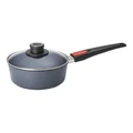 WOLL Diamond Lite Saucepan With Lid Gift Boxed 18cm in Black