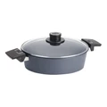 WOLL Diamond Lite Induction Casserole with Lid 24cm 4L in Black