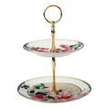 Maxwell & Williams Teas & C's Silk Road 2 Tiered Gift Boxed Cake Stand in White