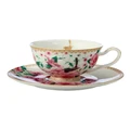 Maxwell & Williams Teas & C's Silk Road Footed Cup & Saucer 200ML White Gift Boxed