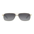 Versace VE2174 Gold Polarised Sunglasses Grey