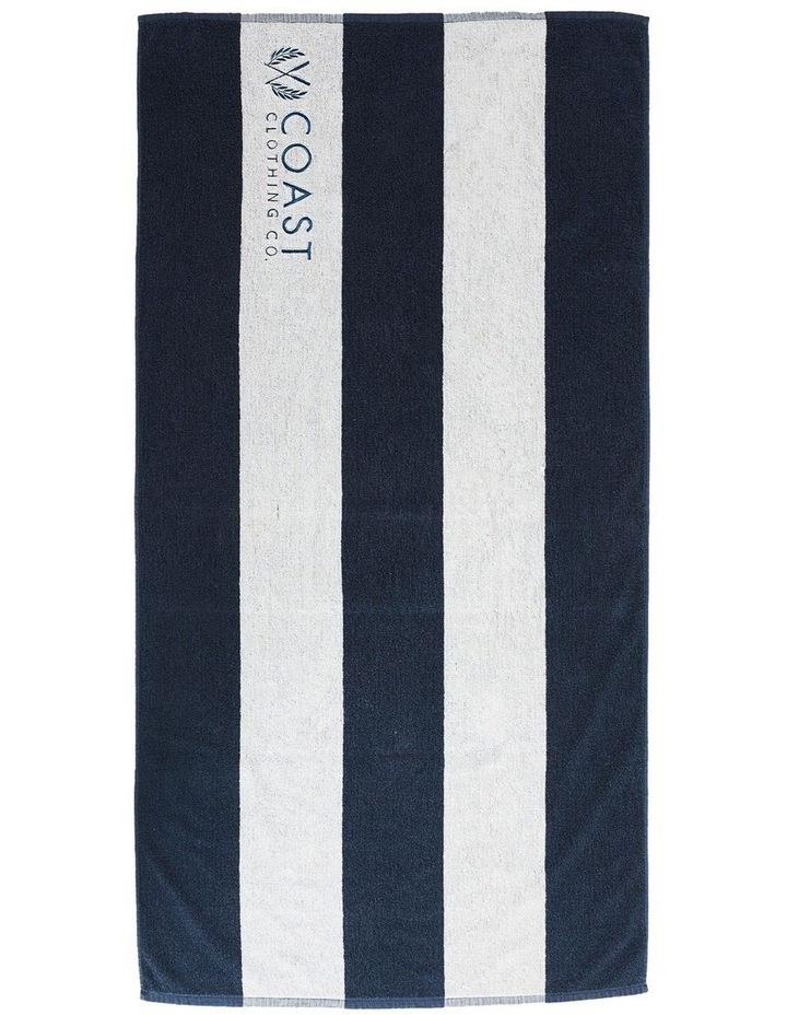 Coast Clothing Co Beach Towel in Navy One Size