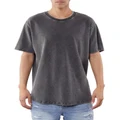 Silent Theory Acid Pique Tee Washed Black L