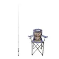 Kings Travel Fishing Rod & Reel Combo + Throne Camp Chair