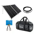 160w Solar Panel + MPPT Regulator + 6m Solar Extension Lead + 40L Large PVC Duffle Bag