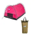 Kings Pink Double Swag + Doona/Pillow 400GSM Canvas Bag