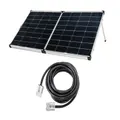 160w Solar Panel + MPPT Regulator + 6m Lead For Solar Panel Extension