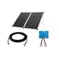250w Solar Panel + MPPT Regulator + 12m Solar Extension Lead