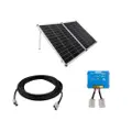Kings 160w Solar Panel + MPPT Regulator + 12m Solar Extension Lead